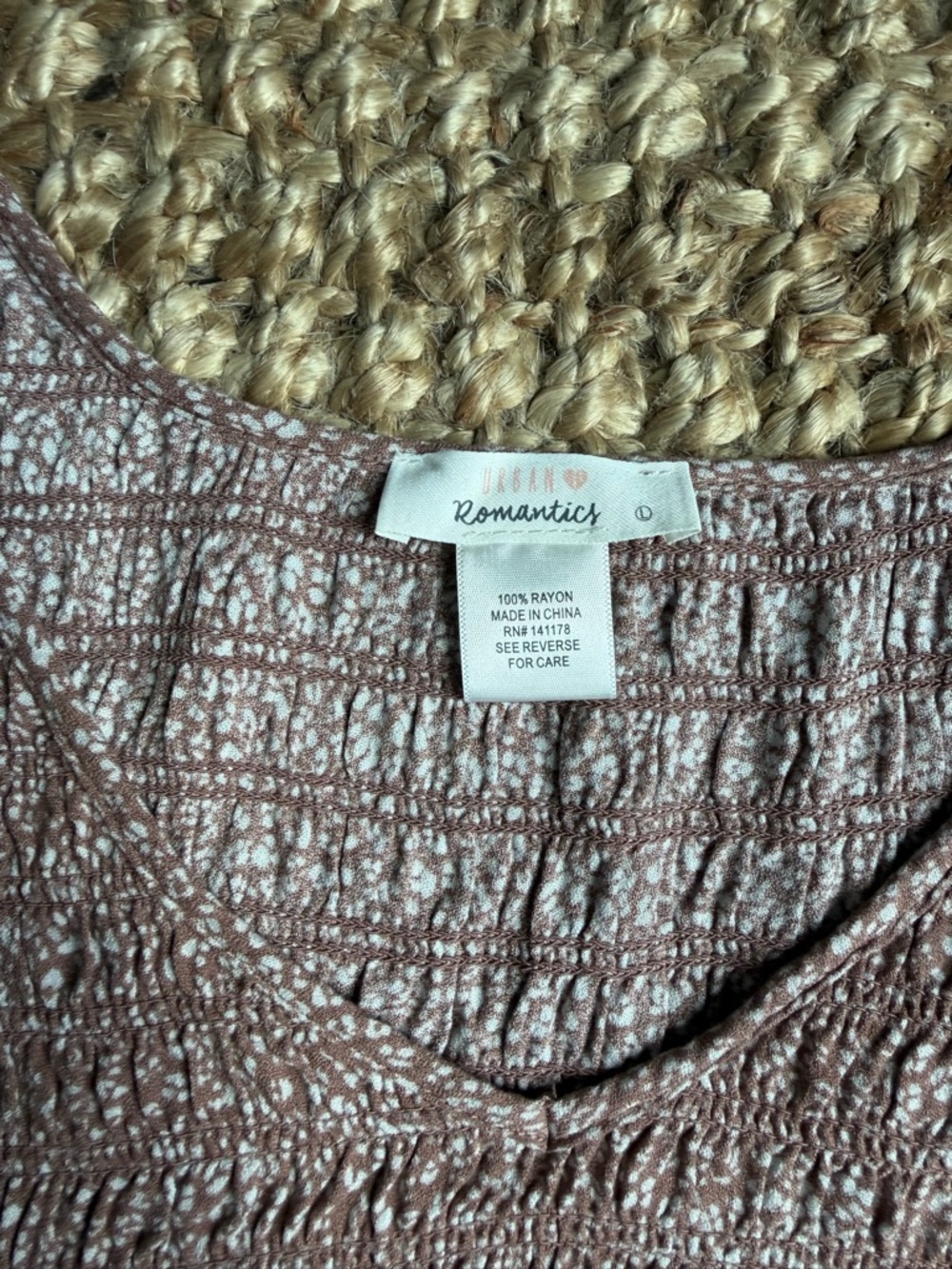 Urban Romantics Smocked Long Sleeve Blouse - Picture 2 of 3